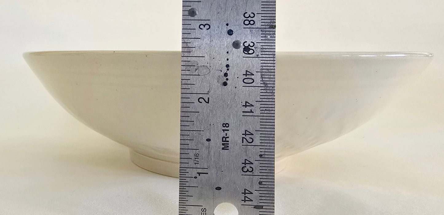 Stoneware Trout Bowl – Hand-Thrown with Sgraffito and Underglaze Detailing