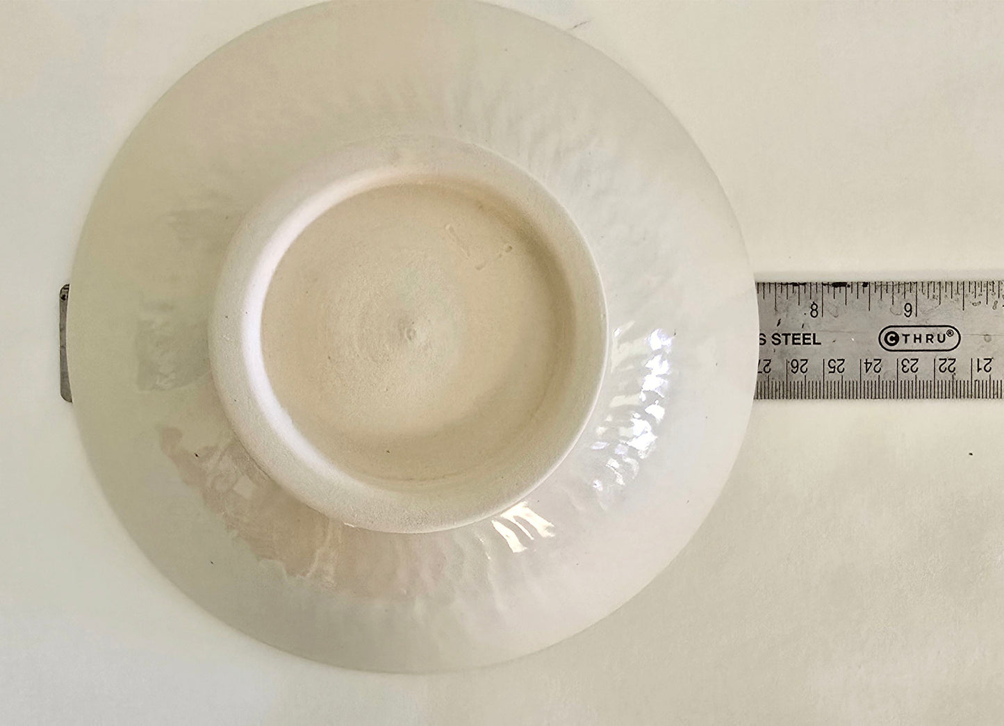 Stoneware Bowl – Double Dragonfly Sgraffito, Underglaze Design