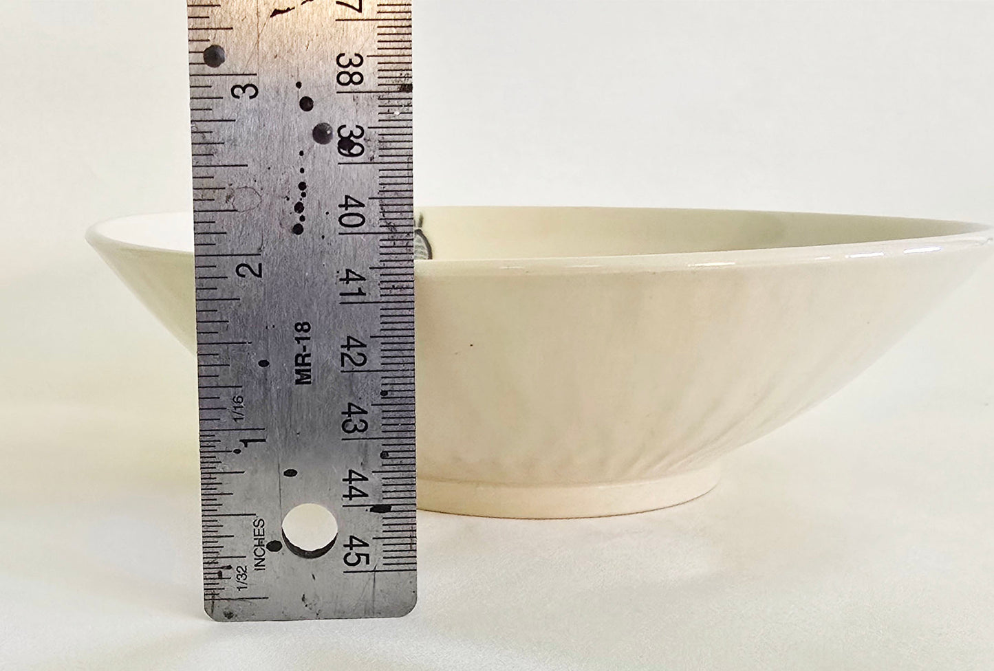 Stoneware Bowl – Double Dragonfly Sgraffito, Underglaze Design